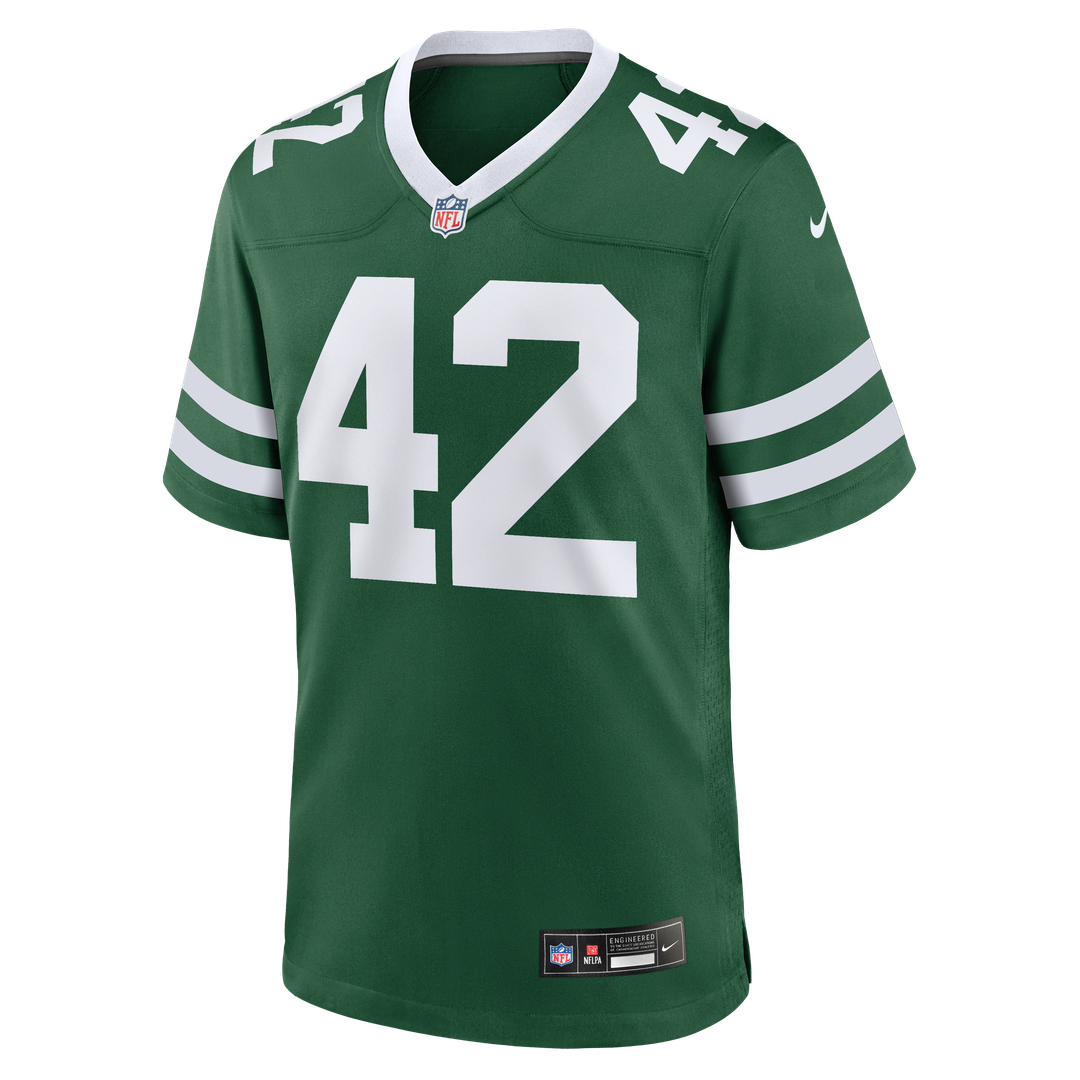 New York Jets Thomas Hennessy Nike Legacy Green Team Game Jersey