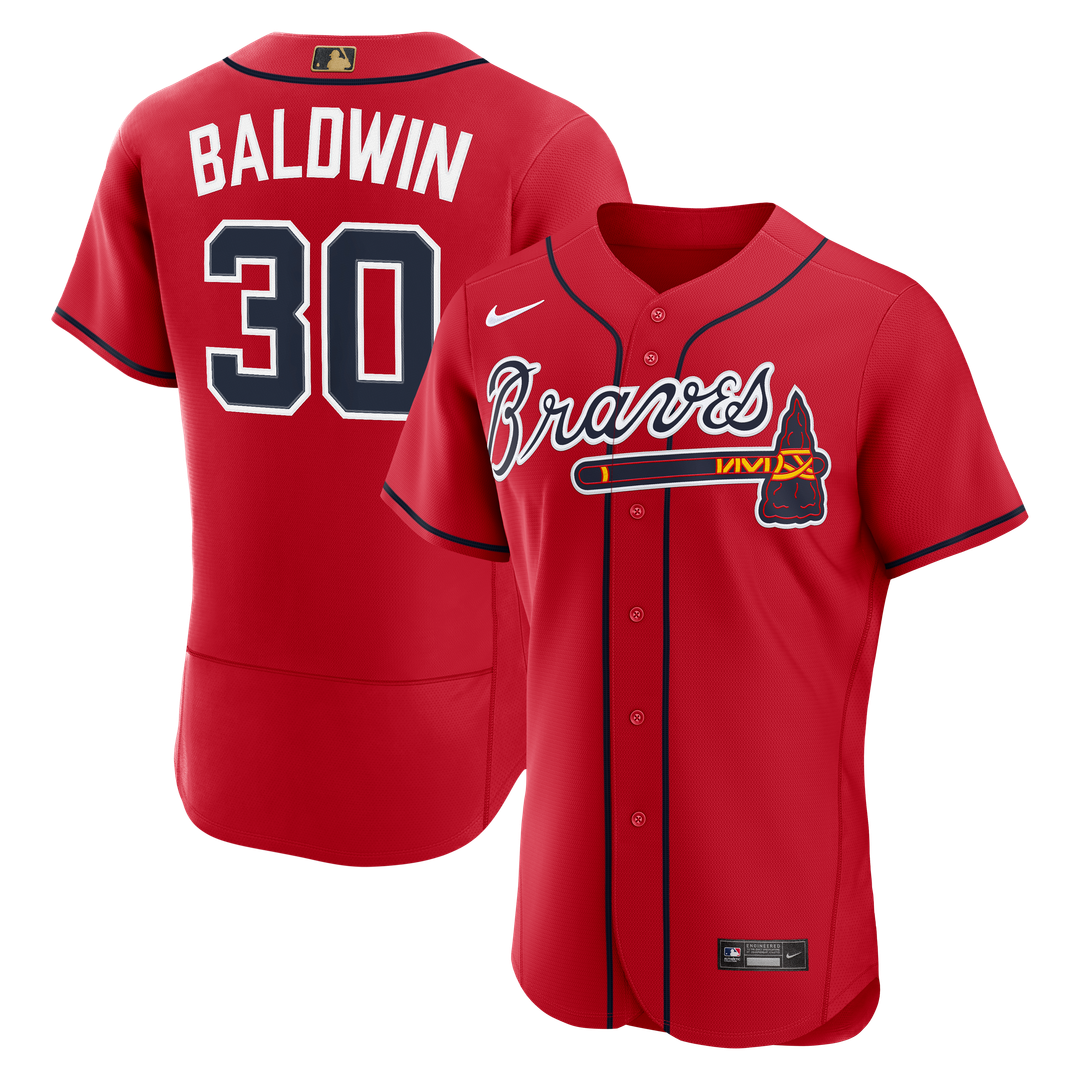 Atlanta Braves Drake Baldwin Nike Navy Alternate MLB Awards Authentic Jersey