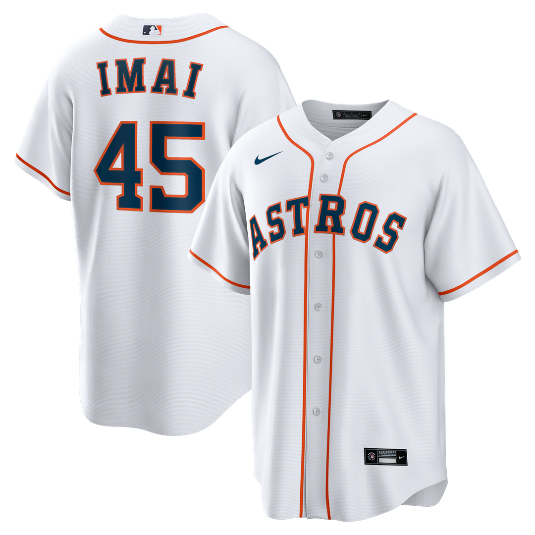 Houston Astros Tatsuya Imai Nike White Home Replica Jersey