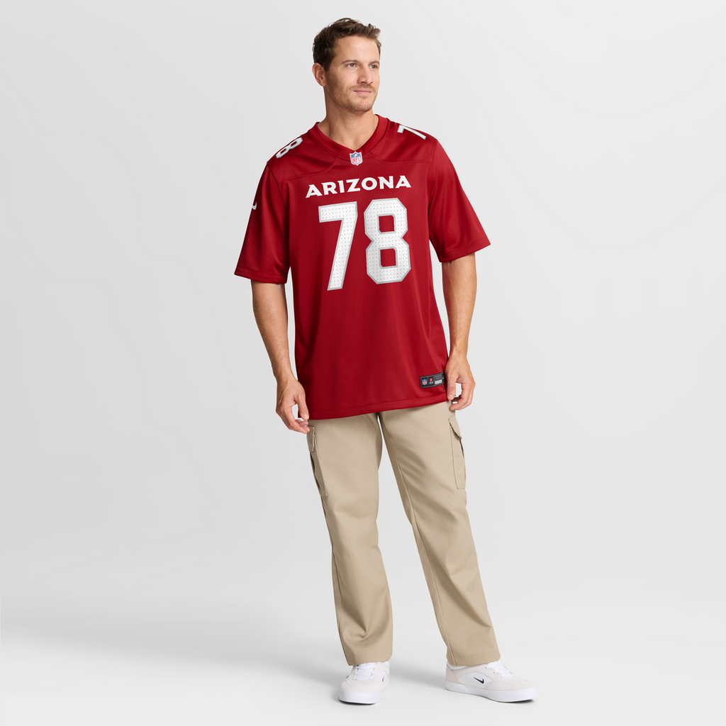 Arizona Cardinals Josh Fryar Nike Cardinal Team Game Jersey