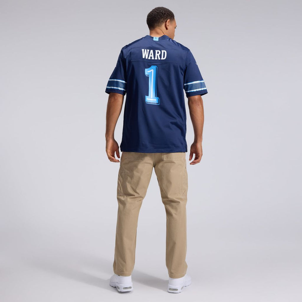 Tennessee Titans Cameron Ward Nike Navy 2026 Rivalries Collection Game Jersey