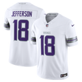 Minnesota Vikings Justin Jefferson Nike White Alternate Vapor F.U.S.E. Stitched Limited Jersey