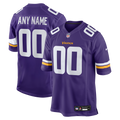 Minnesota Vikings Nike Purple Custom Game Jersey
