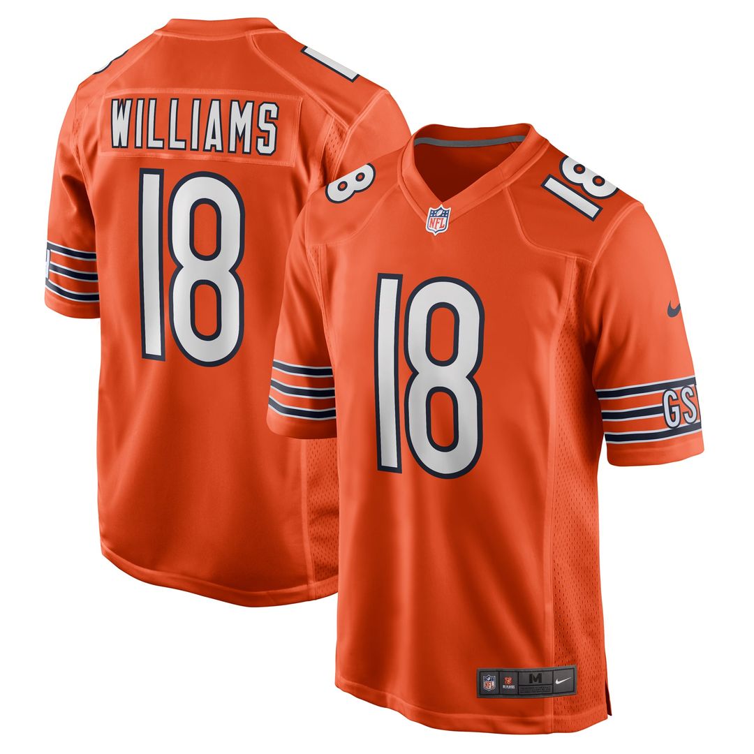 Chicago Bears Caleb Williams Nike White First Round Pick Player Game Jersey