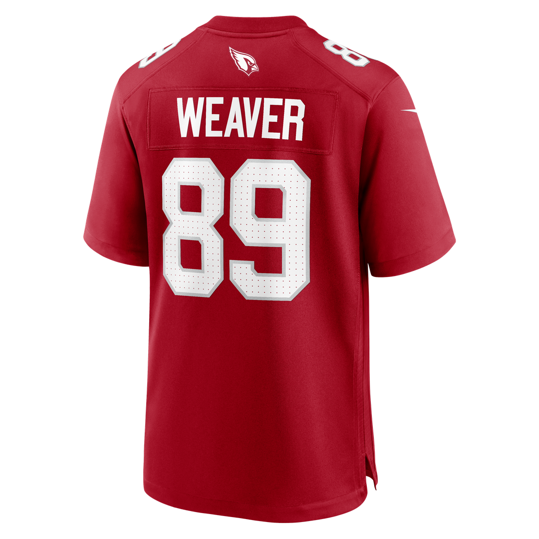 Arizona Cardinals Xavier Weaver Nike Cardinal Team Game Jersey