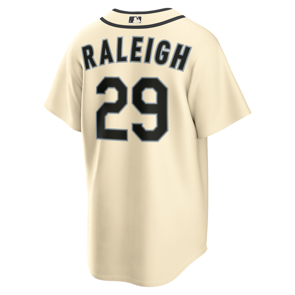 Seattle Mariners Cal Raleigh Nike Navy Road Replica Jersey