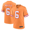 Tampa Bay Buccaneers Baker Mayfield Nike Orange Throwback Game Jersey