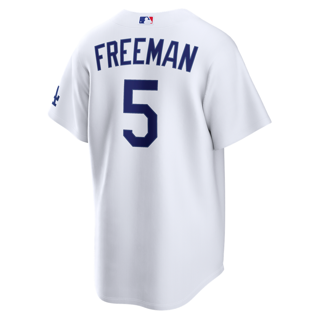 Los Angeles Dodgers Freddie Freeman Nike White Home Stadium Jersey