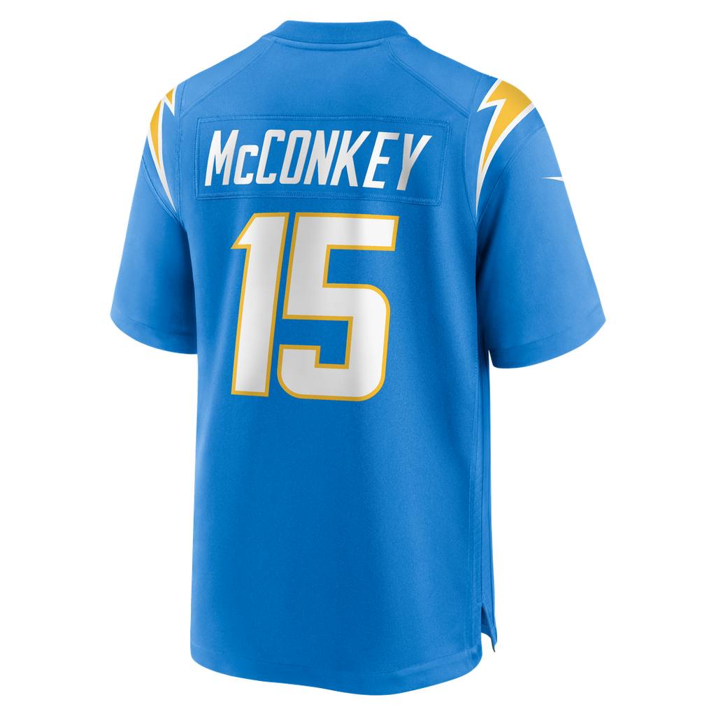 Los Angeles Chargers Ladd McConkey Nike Gold Alternate Charger Power Game Player Jersey