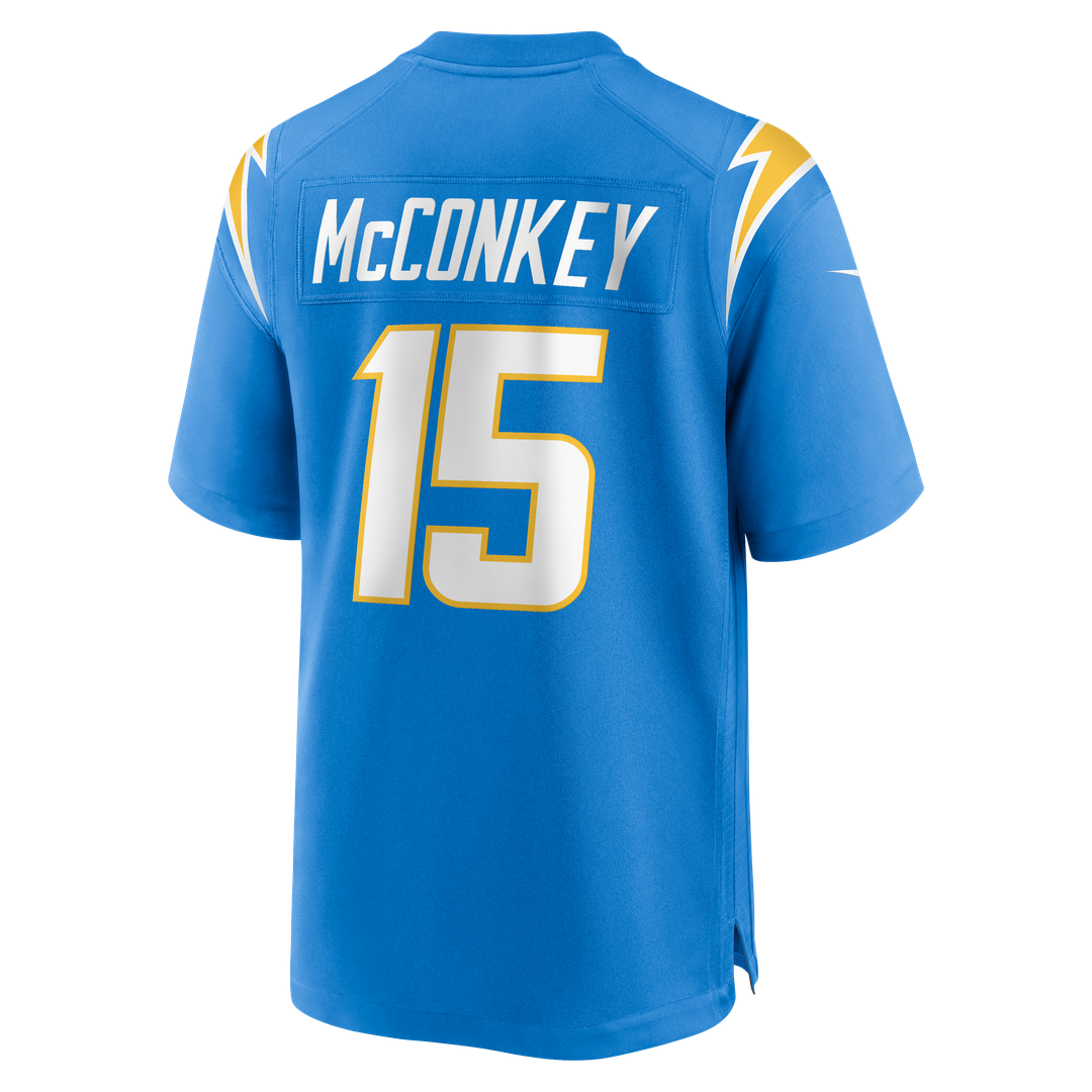 Los Angeles Chargers Ladd McConkey Nike Gold Alternate Charger Power Game Player Jersey