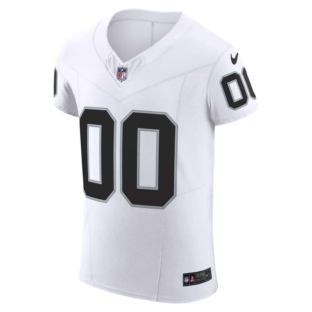 Las Vegas Raiders Nike White Vapor F.U.S.E. Elite Custom Jersey