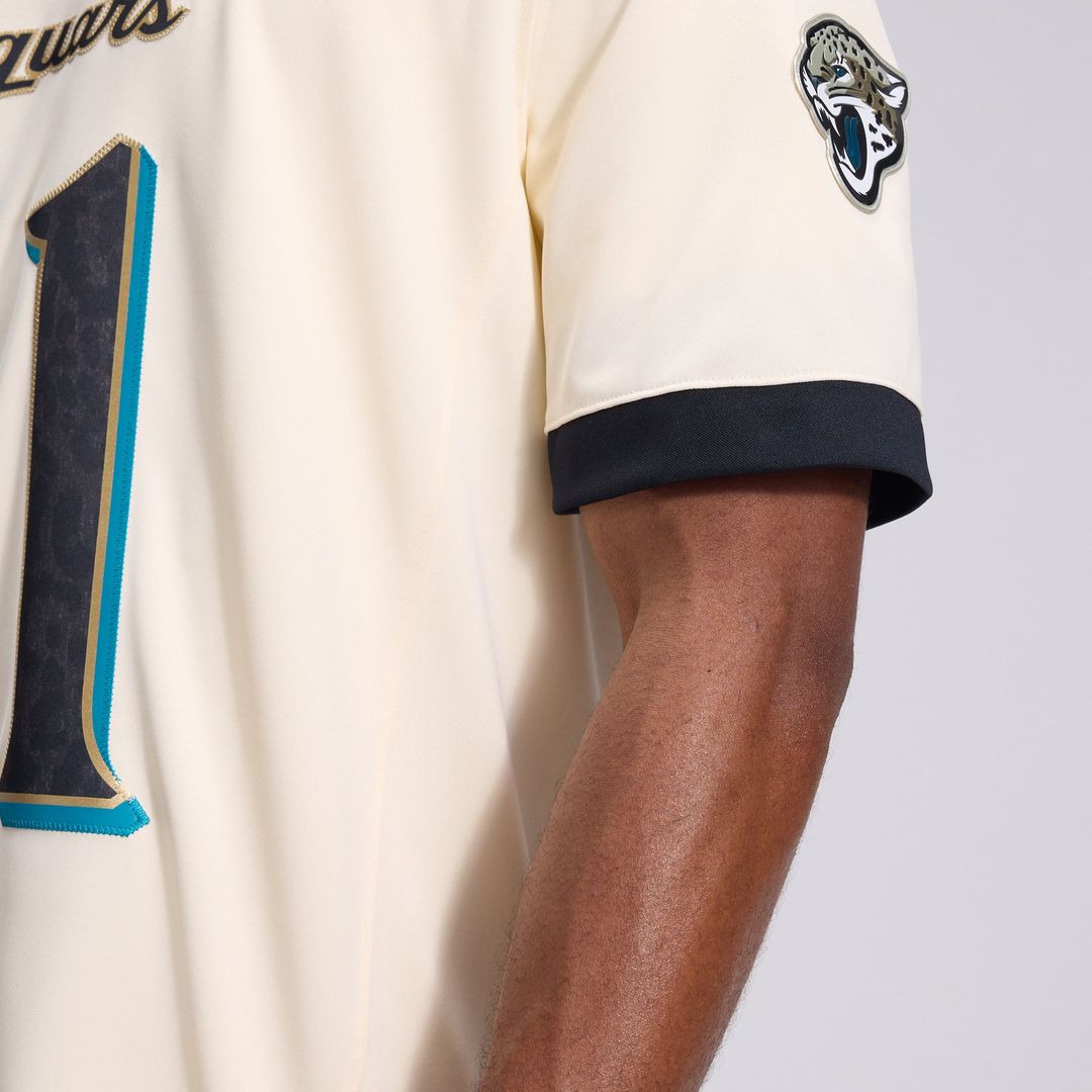 Jacksonville Jaguars Parker Washington Nike Natural 2026 Rivalries Collection Stitched Limited Jersey