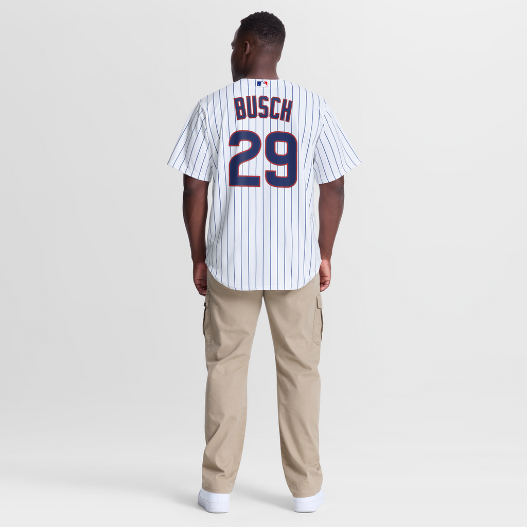 Chicago Cubs Michael Busch Nike White Home Replica Jersey