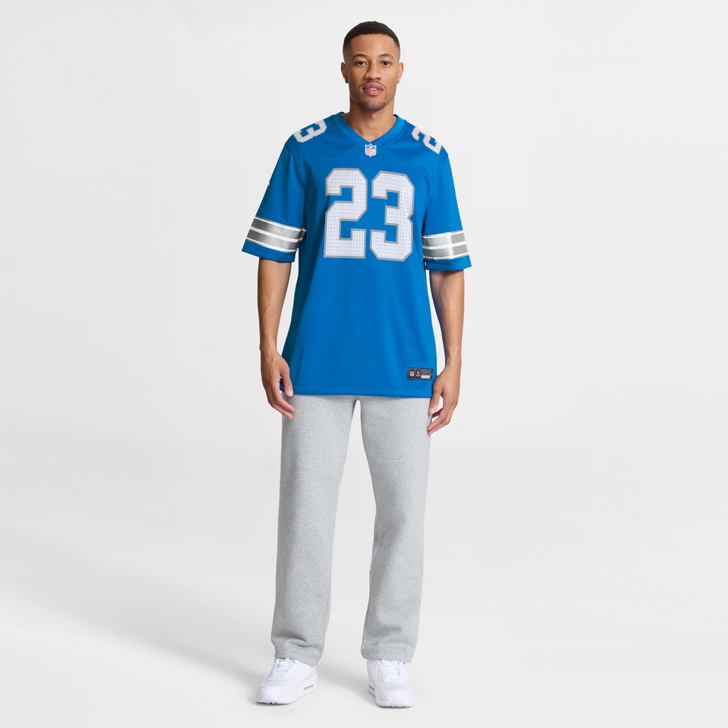 Detroit Lions Rock Ya-Sin Nike Blue Team Game Jersey