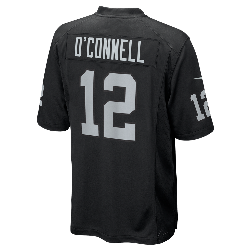 Las Vegas Raiders Aidan O'Connell Nike Black Team Game Jersey