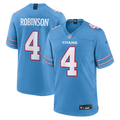 Tennessee Titans Wan'Dale Robinson Nike Light Blue Team Game Jersey