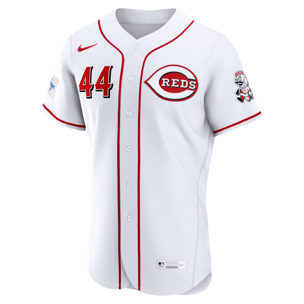 Cincinnati Reds Elly De La Cruz Nike Red Alternate Authentic Sponsor Patch Jersey