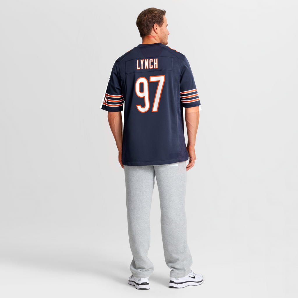 Chicago Bears James Lynch Nike Navy Team Game Jersey