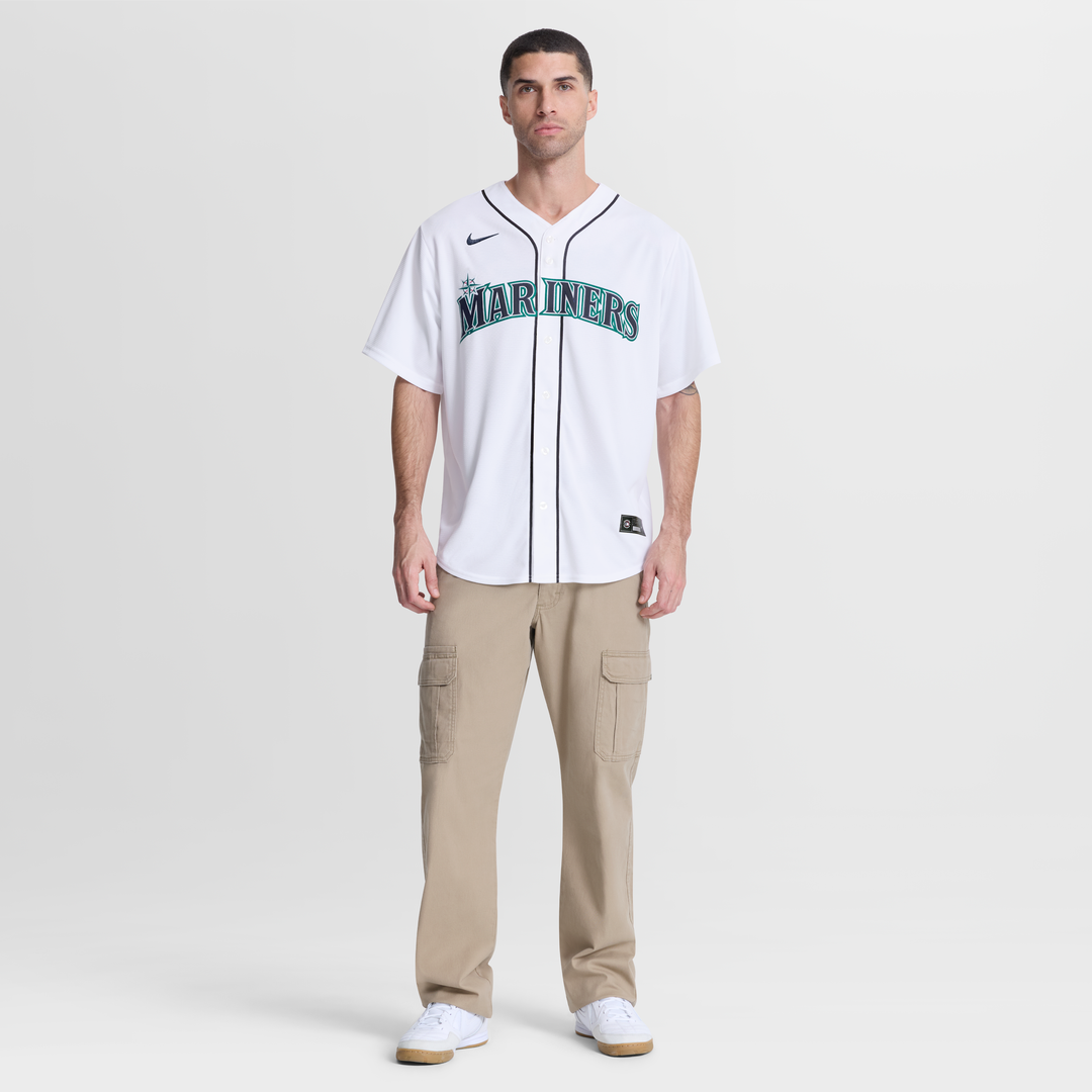 Seattle Mariners Cal Raleigh Nike White Home Replica Jersey