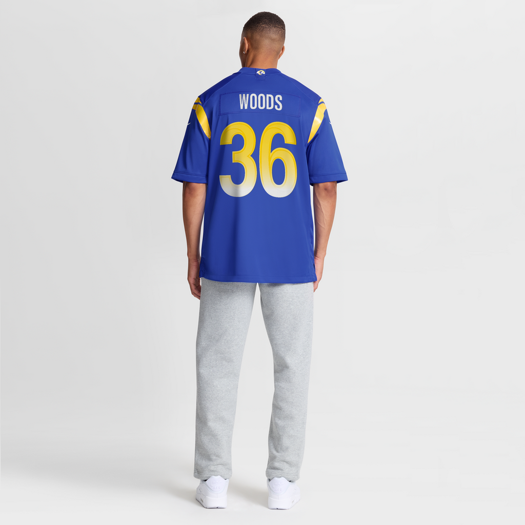 Los Angeles Rams Charles Woods Nike Royal Game Jersey