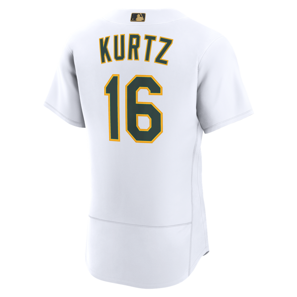Athletics Nick Kurtz Nike White MLB Awards Authentic Jersey