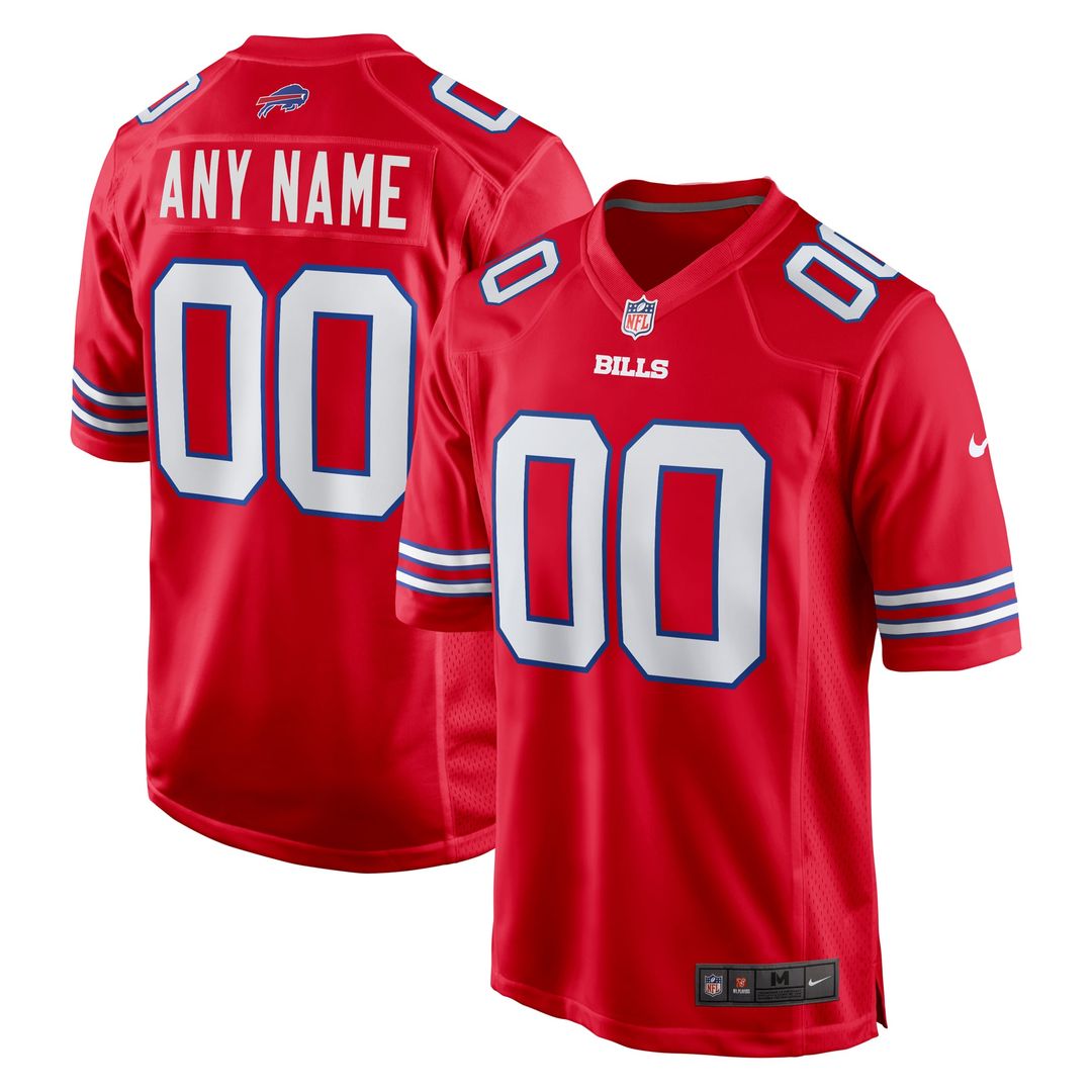 Buffalo Bills Nike White Custom Game Jersey