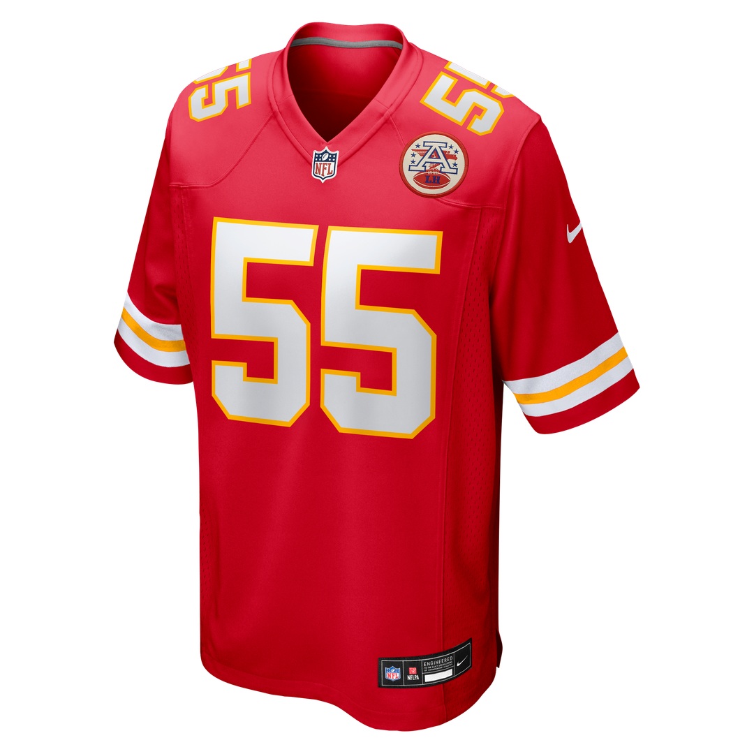 Kansas City Chiefs Omarr Norman-Lott Nike Red Team Game Jersey