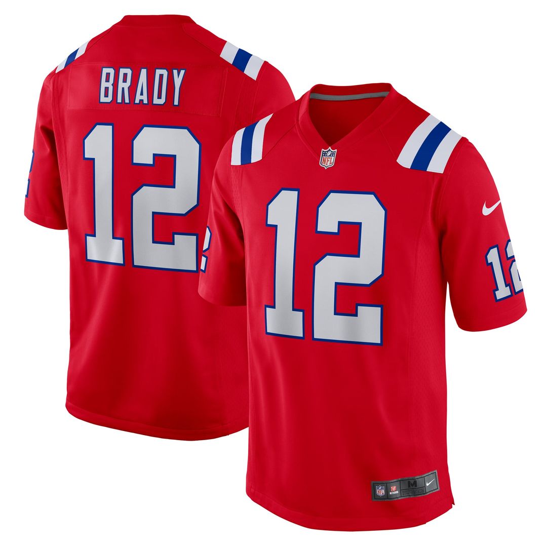 New England Patriots Tom Brady Nike White Retired Game Jersey