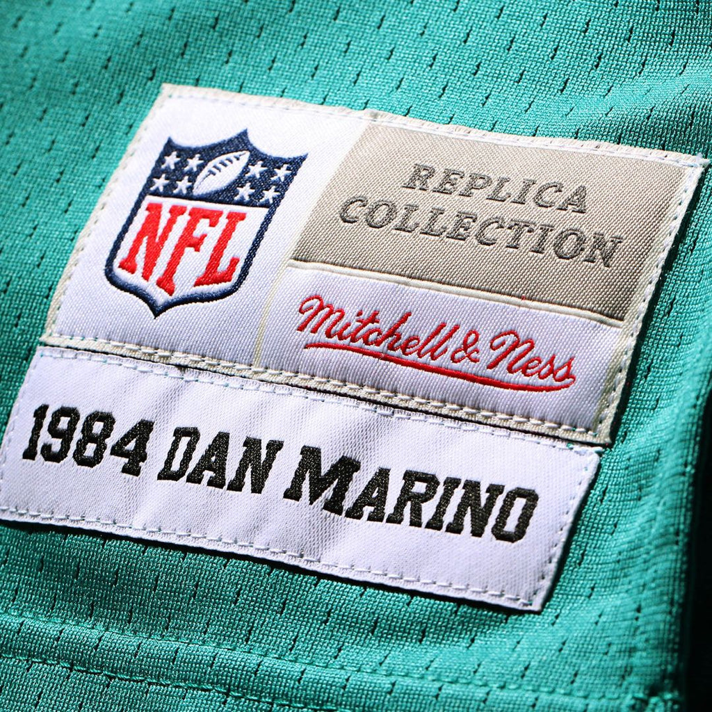 Miami Dolphins Dan Marino Mitchell & Ness White Big & Tall 1984 Retired Player Replica Jersey