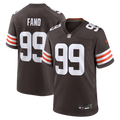 Cleveland Browns Logan Fano Nike Brown Team Game Jersey