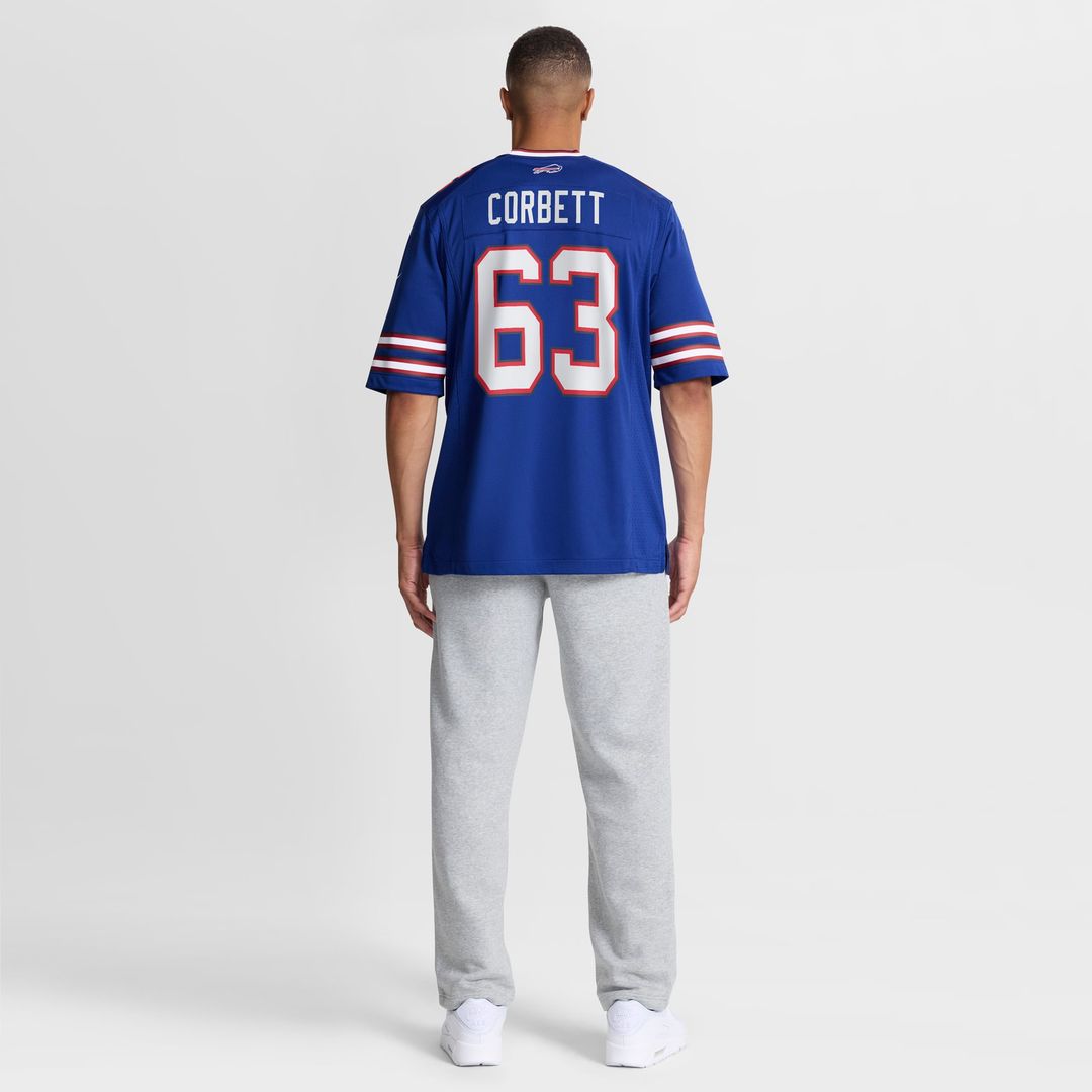 Buffalo Bills Austin Corbett Nike Royal Team Game Jersey