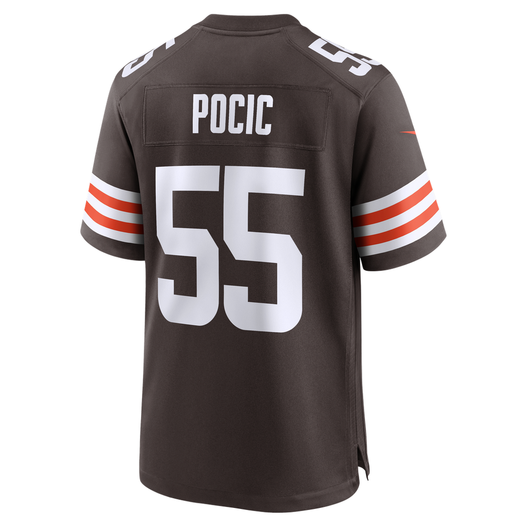 Cleveland Browns Ethan Pocic Nike Brown Game Jersey