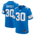 Detroit Lions Khalil Dorsey Nike Blue Team Game Jersey