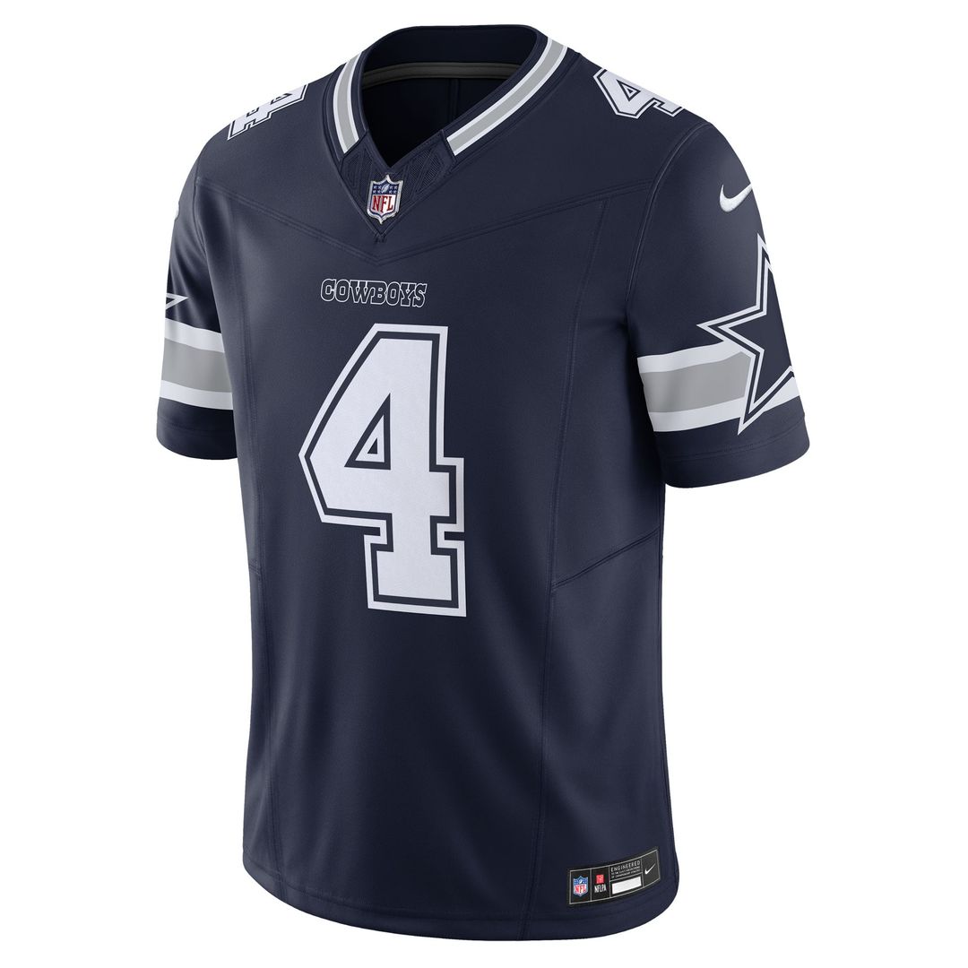 Dallas Cowboys Dak Prescott Nike Navy Vapor F.U.S.E. Limited Jersey