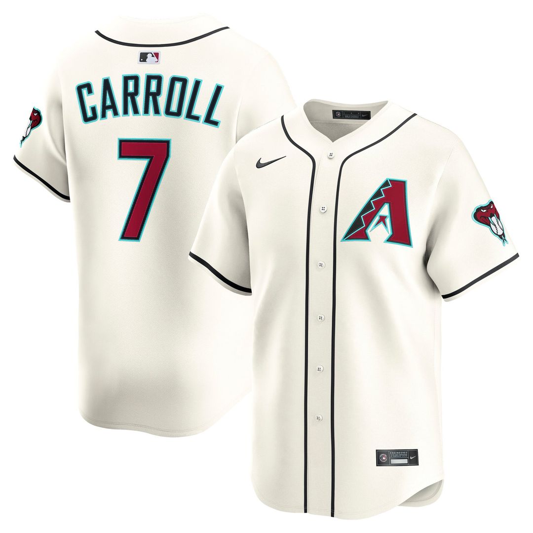Arizona Diamondbacks Corbin Carroll Nike Gray Road Limited Player Jersey
