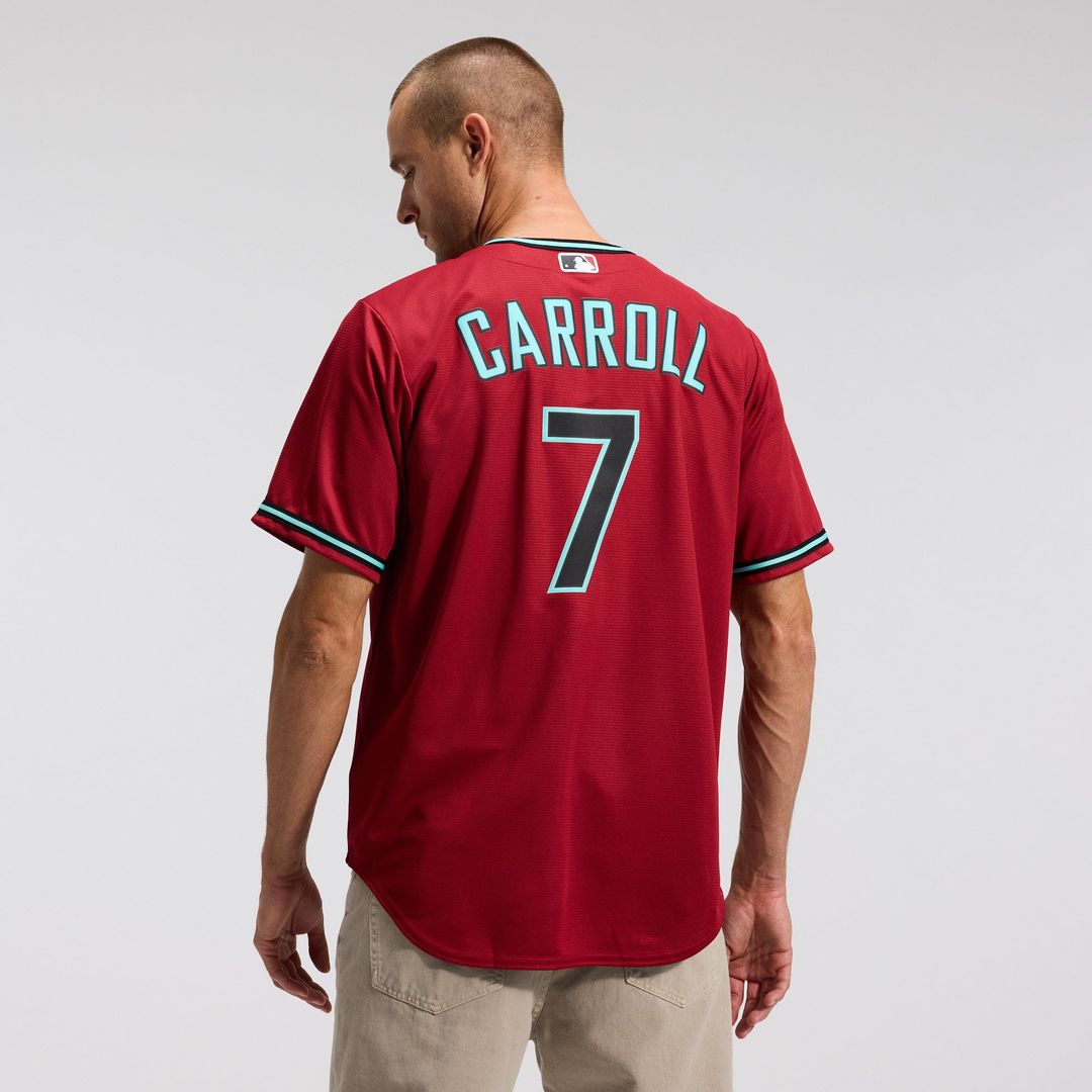 Arizona Diamondbacks Corbin Carroll Nike Black Alternate Replica Jersey