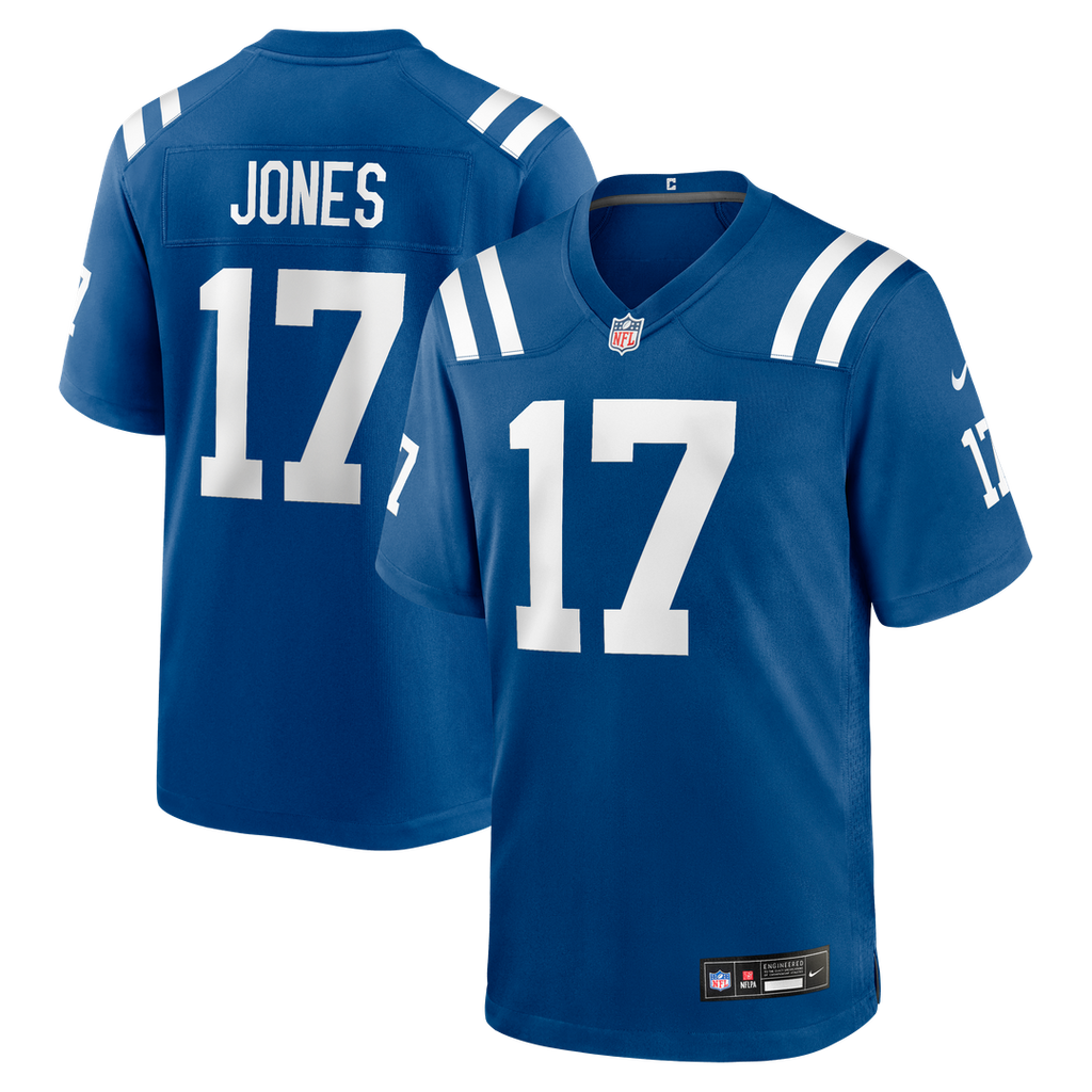Indianapolis Colts Daniel Jones Nike Royal Team Game Jersey