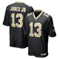 New Orleans Saints Velus Jones Jr. Nike Black Team Game Jersey