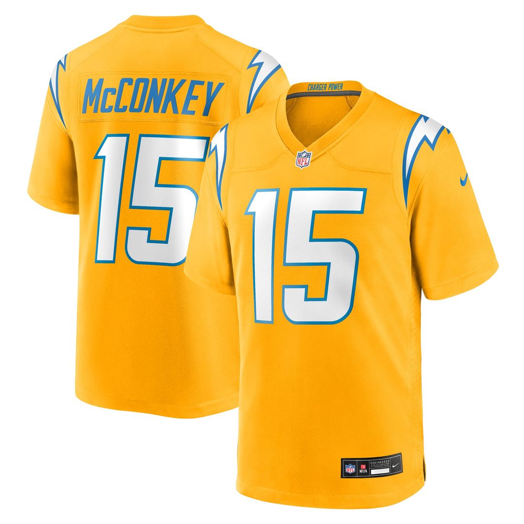 Los Angeles Chargers Ladd McConkey Nike Powder Blue Player Game Jersey