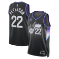 Utah Jazz Jordan Brand Statement Edition Swingman Jersey - Black - Darryn Peterson