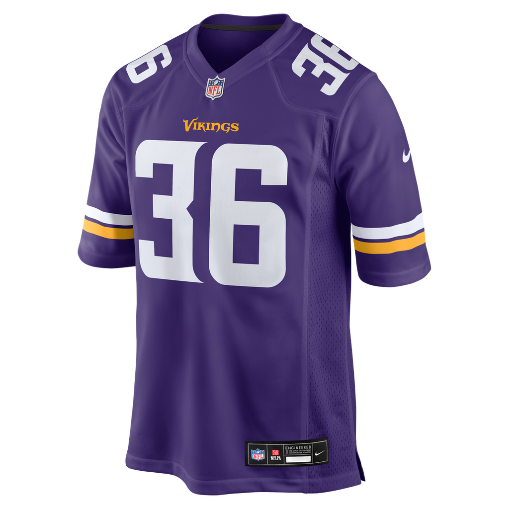 Minnesota Vikings Zavier Scott Nike Purple Team Game Jersey