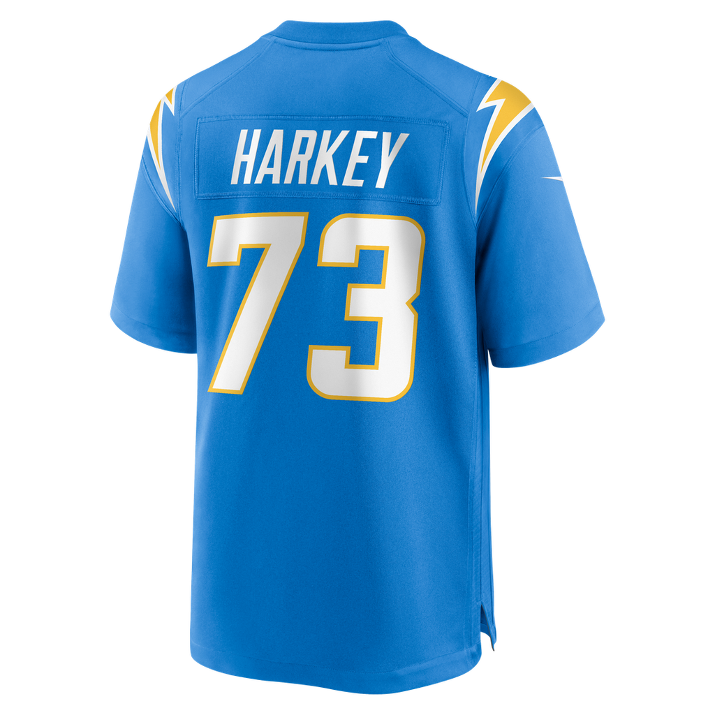 Los Angeles Chargers Alex Harkey Nike Powder Blue Team Game Jersey