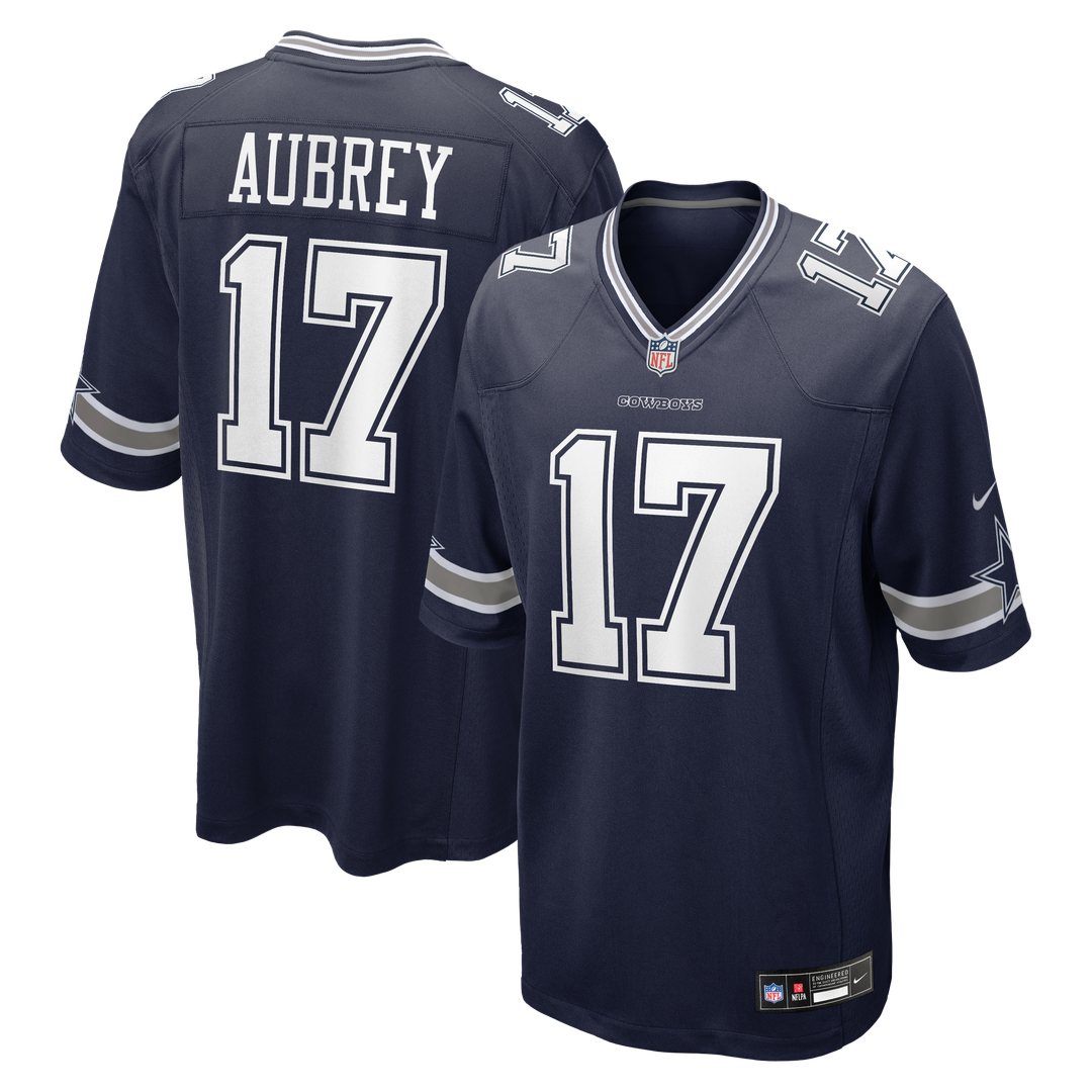 Dallas Cowboys Brandon Aubrey Nike White Game Jersey