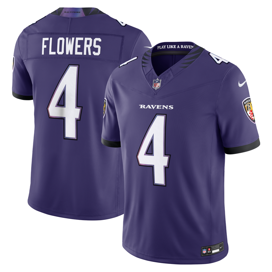 Baltimore Ravens Zay Flowers Nike Black Alternate Alternate Vapor F.U.S.E. Stitched Limited Jersey