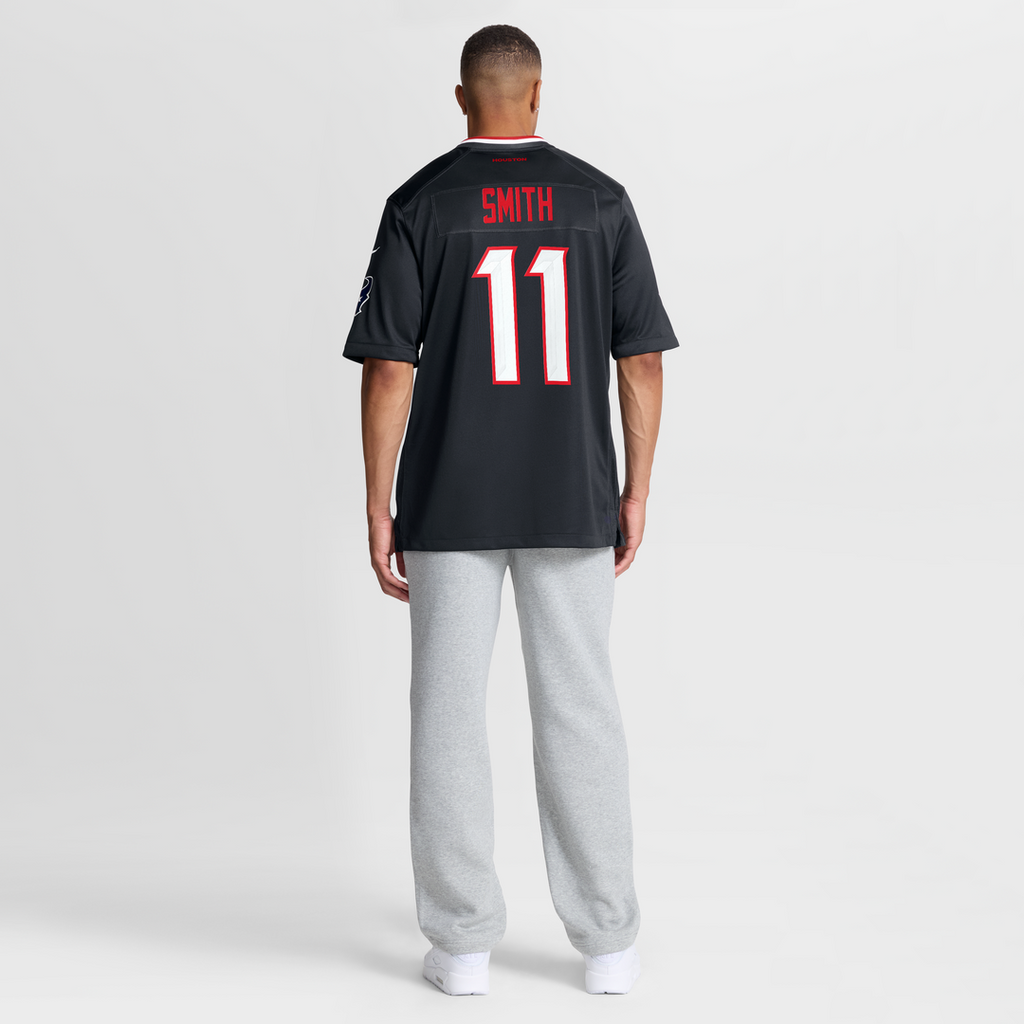 Houston Texans Tremon Smith Nike Navy Team Game Jersey