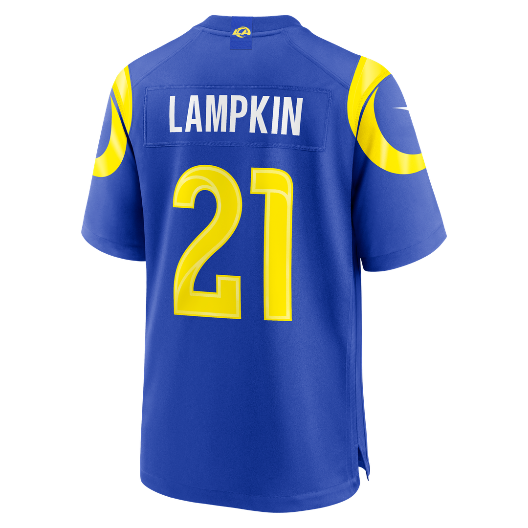 Los Angeles Rams Cam Lampkin Nike Royal Team Game Jersey