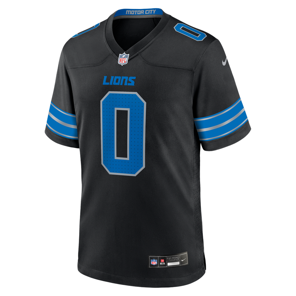 Detroit Lions Jahmyr Gibbs Nike White Game Player Jersey