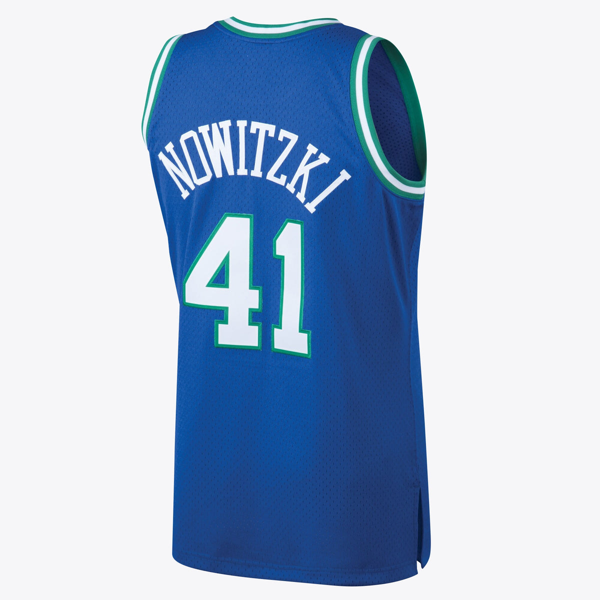 Dallas Mavericks Dirk Nowitzki 1998 Hardwood Classics Road Swingman Jersey By Mitchell & Ness - Royal