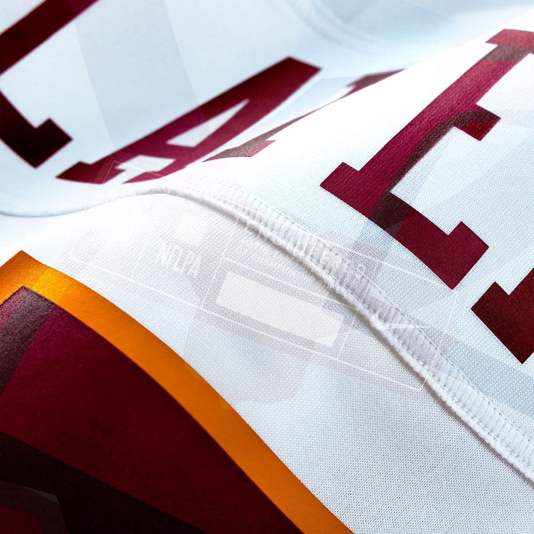 Washington Commanders Nike Black Hail Raiser Alternate Custom Game Jersey