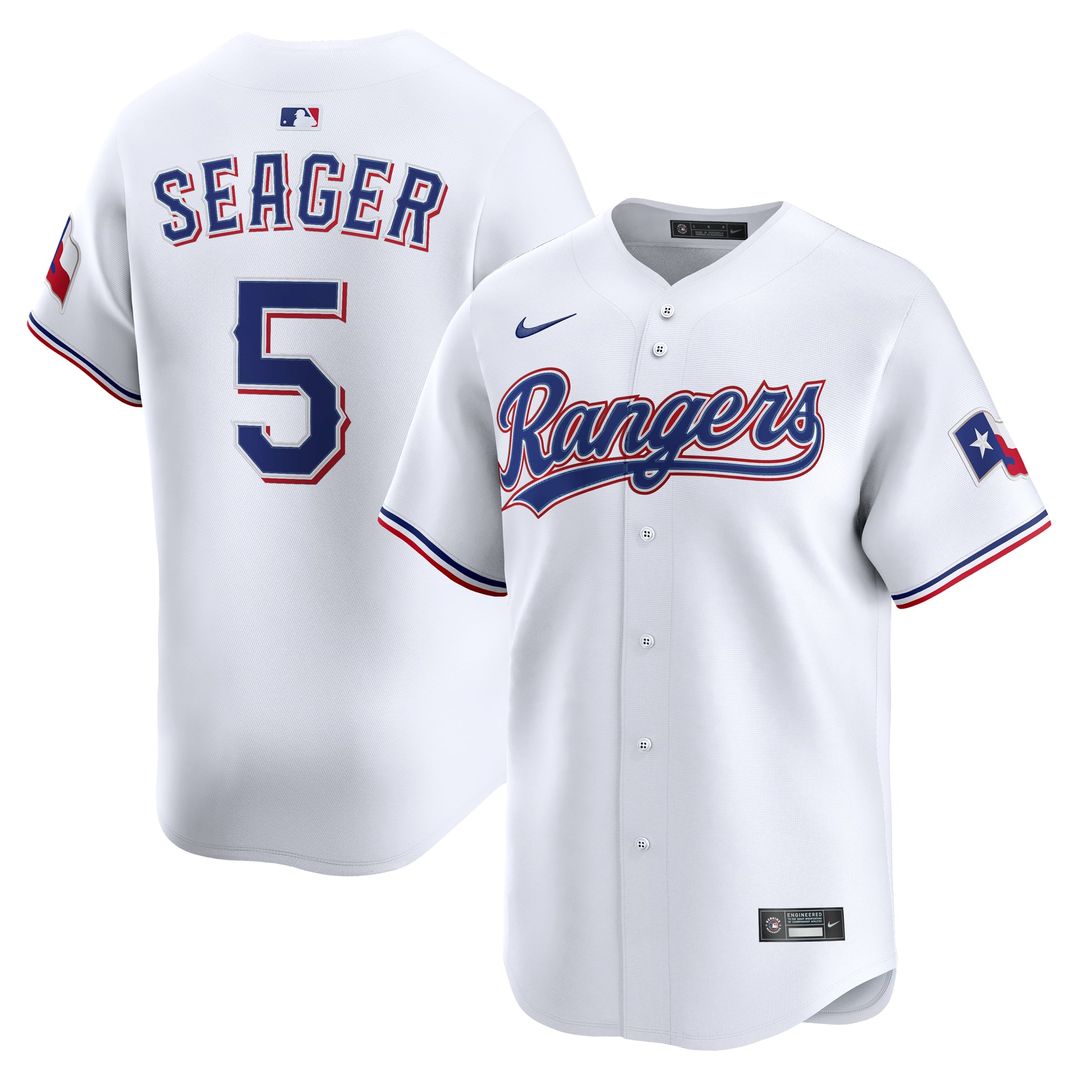 Texas Rangers Corey Seager Nike Gray Road Limited Jersey